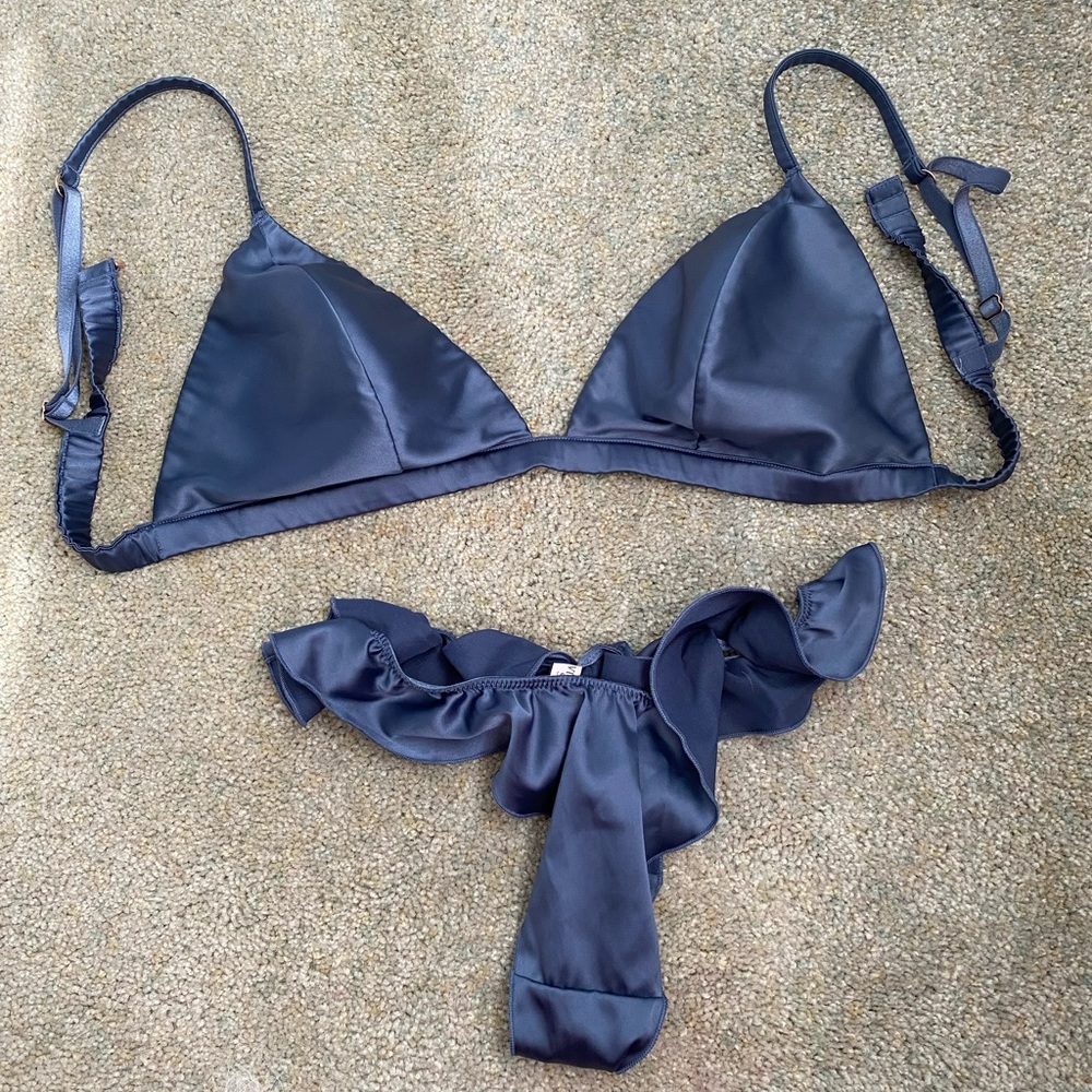 Victoria’s Secret Satin Bralette Set